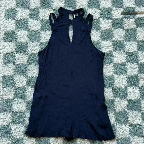 Sparkle & Fade Navy Romper - size L - Picture 1 of 5